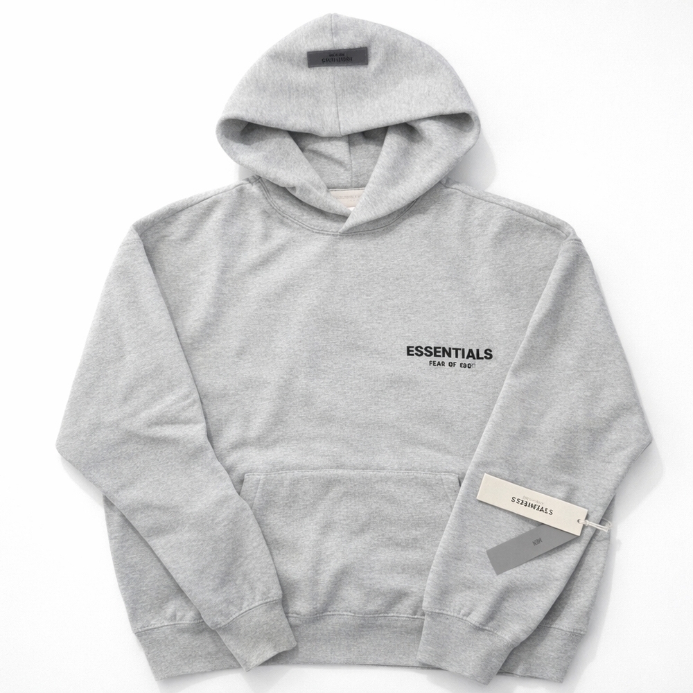 Fear of God Essentials Hoodie Light Oatmeal – Oversized Pullover NWT